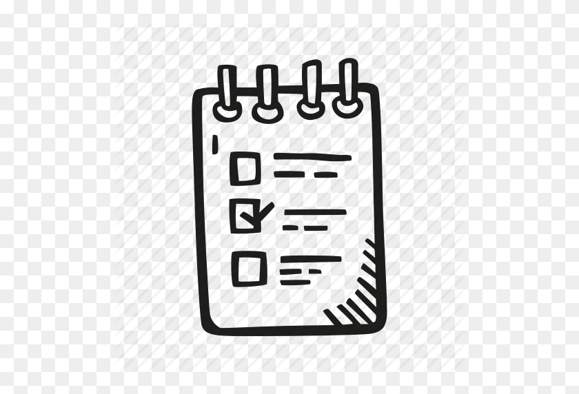 512x512 Checklist, Document, List, Paper, To Do List Icon - To Do List PNG