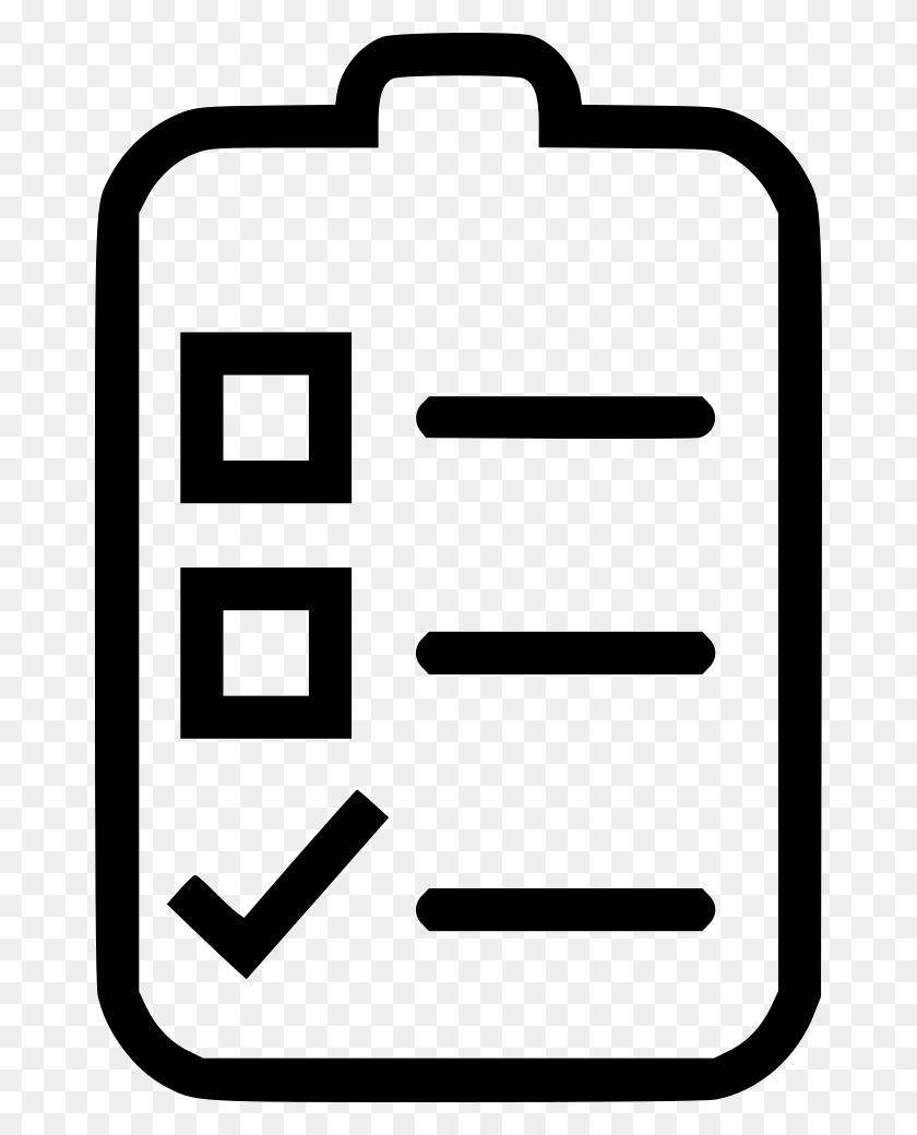 668x980 Checklist Png Icon Free Download - Checklist PNG