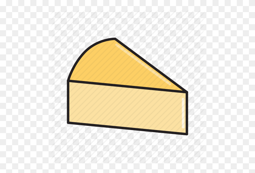 512x512 Cheddar, Cheese, Dairy, Food, Hard, Mature, Parmesan Icon - Cheddar Cheese Clipart