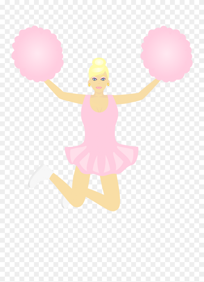1331x1882 Cheer Toe Touch Clip Art Viewing Image For Cheer Toe Touch - Cheer Pom Poms Clipart