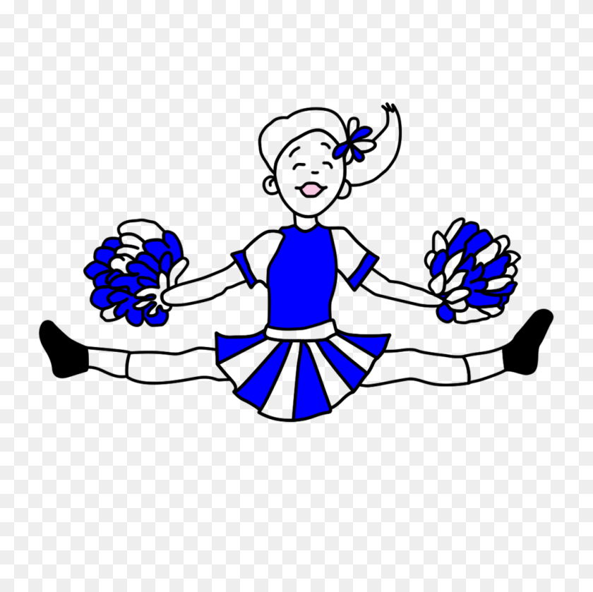 1000x1000 Cheerleader Thank You Note Cards For Kids Mandys Moon - Multicultural Kids Clipart