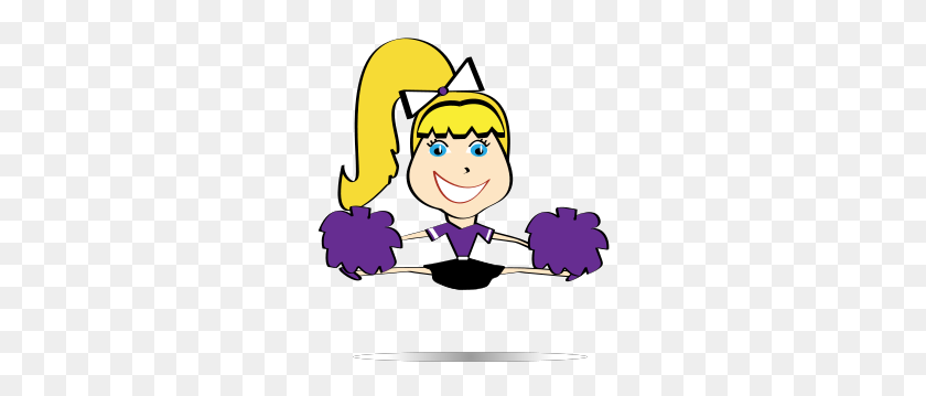 268x299 Cheerleader Toe Touch - Touch Clipart