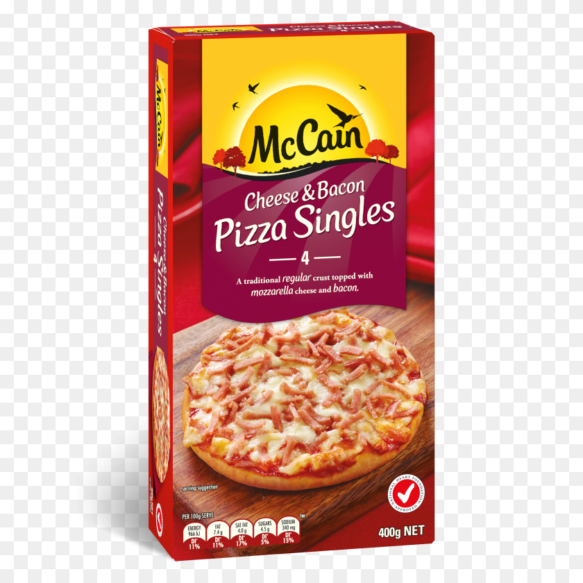 3000x3000 Cheese Bacon Pizza Singles - Cheese Pizza PNG