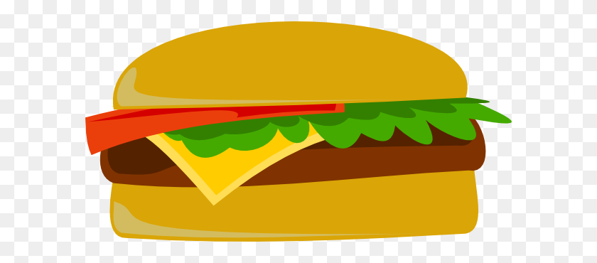 600x310 Cheese Burger Clip Art - Cheeseburger Clipart