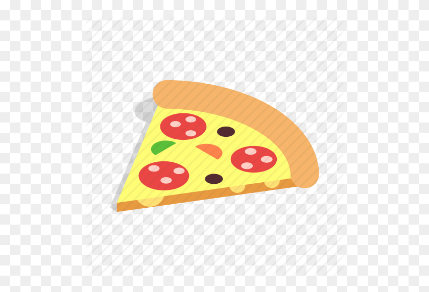 512x512 Cheese, Dinner, Food, Isometric, Italian, Pizza, Slice Icon - Slice Of Pizza PNG