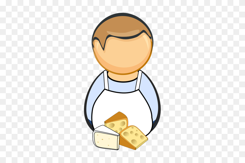 291x500 Cheese Maker With Cheese - Say Cheese Clipart