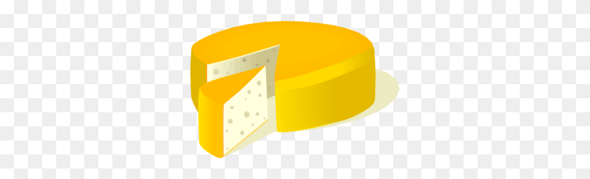 298x195 Cheese Wheel Clip Art - Cheddar Cheese Clipart