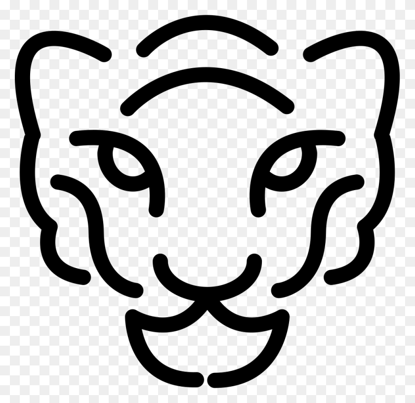 981x952 Cheetah Head Outline Png Icon Free Download - Cheetah Print PNG