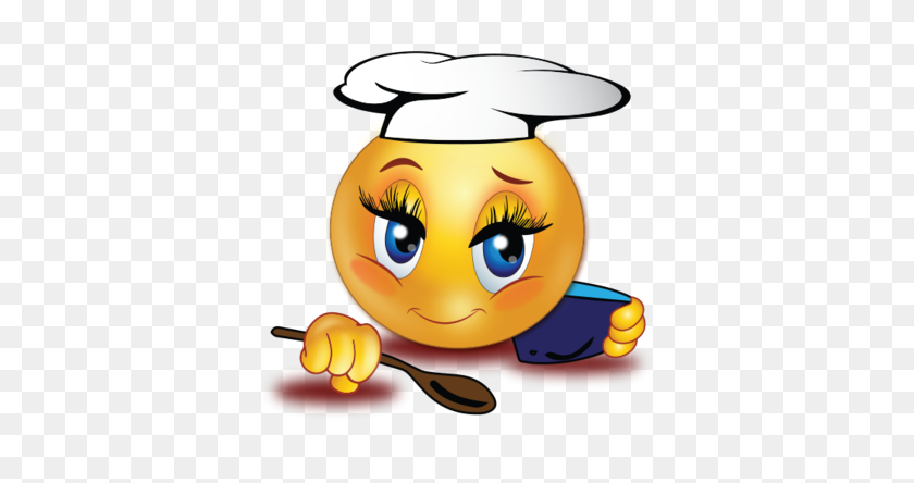 384x384 Chef Cocinero Chica Emoji - Chica Emoji Clipart
