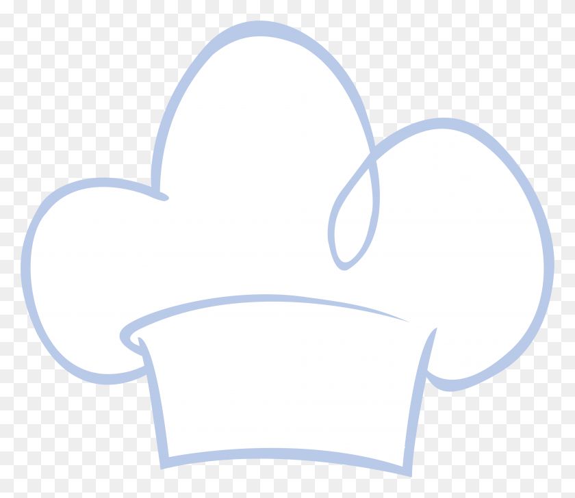 7857x6731 Chef Hat Clipart Black And White - Chef Clipart Black And White