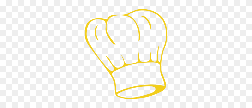276x300 Chef Hat Gold Clip Art - Chef Hat Clipart Free