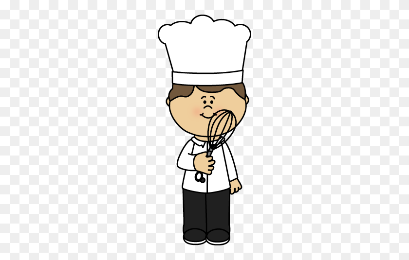 192x475 Chef Holding A Whisk Clip Art - Whisk Clipart