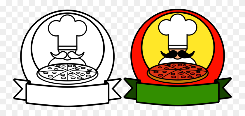 750x340 Chef's Uniform Cooking Woman Computer Icons - Cute Pizza Clipart