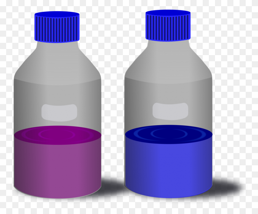 915x750 Sustancia Química Química Botella De Reactivo De Laboratorio Gratis - Botella De Plástico Png