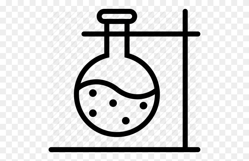 512x486 Chemistry, Experiment, Flask, Holder, Lab, Science Icon - Chemistry Clipart Black And White