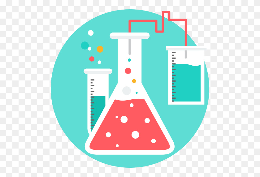 512x512 Química, Experimento, Icono De Laboratorio Con Formato Png Y Vector - Química Png