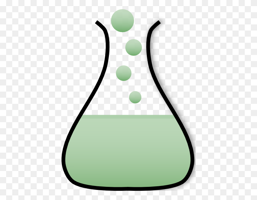438x595 Chemistry Flask Clip Art Free Vector - Potion Clipart