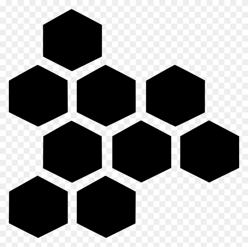 980x974 Chemistry Polygon Hexagonal Atoms Carbon Png Icon Free - Carbon PNG
