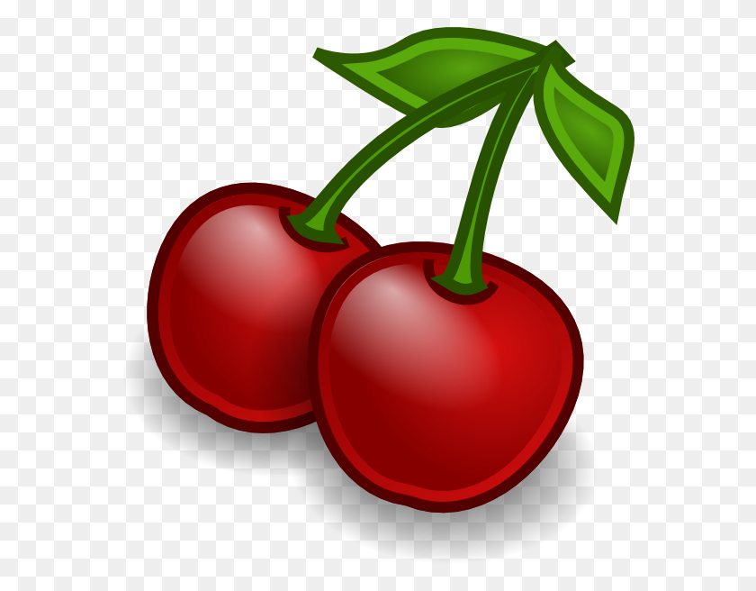570x596 Cherries Clip Art Picture Quotes Clip Art, Cherry - Red Pepper Clipart