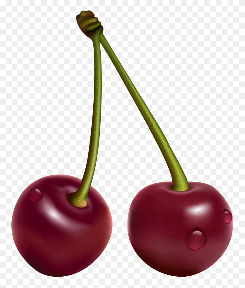 6703x8000 Cherries Png Clip - Fruits Clipart Images