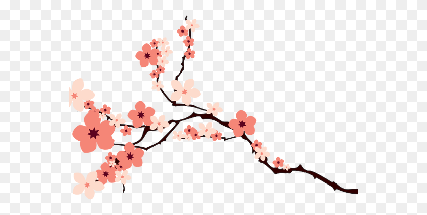 570x363 Клипарт Cherry Blossom - Клипарт Cherry Blossom Tree