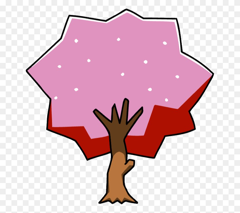 659x685 Cherry Blossom Tree Scribblenauts Wiki Fandom Powered - Sakura Tree PNG