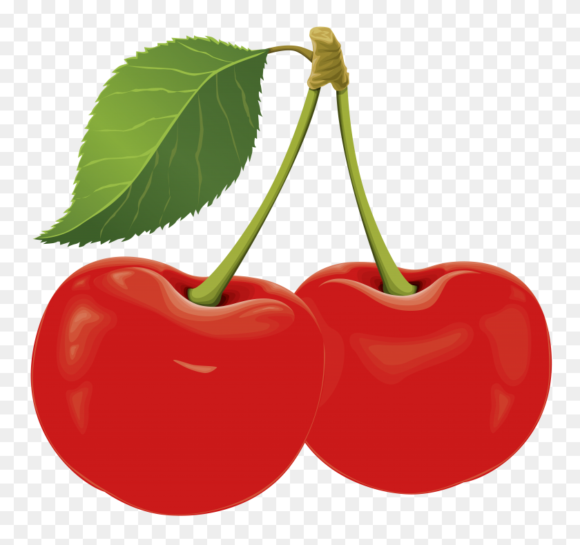 8000x7487 Cherry Clipart Png For Cherry Clipart - Food Clipart PNG