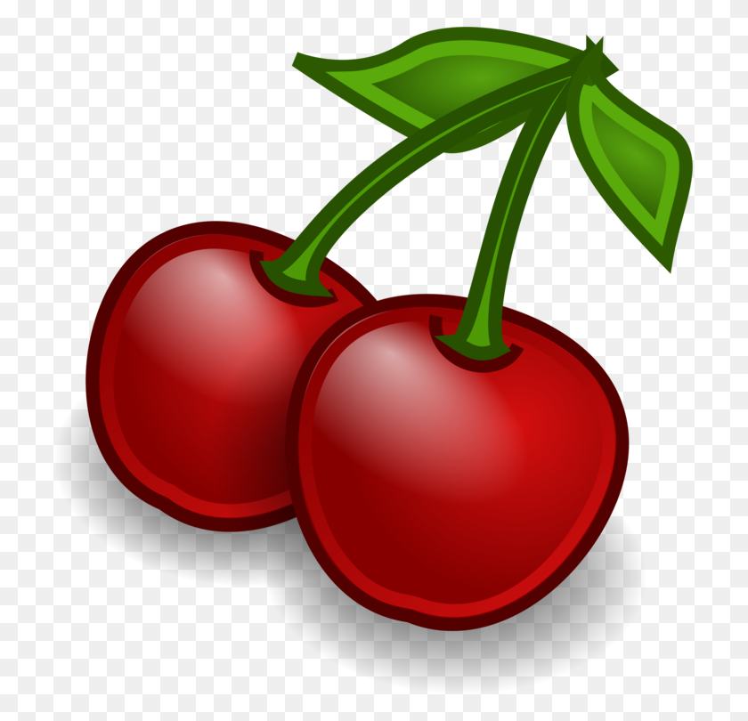 717x750 Cherry Pie Cartoon Fruit - Fruit Snack Clipart