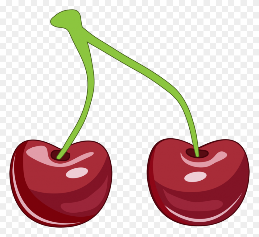 824x750 Cherry Snack Fruit Food Eating - Snack Clipart Free