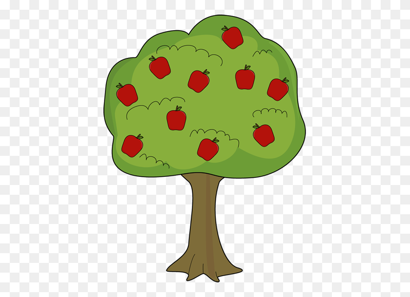 415x550 Cherry Tree Clipart Apple Tree Branch - Cherry Blossom Tree Clipart