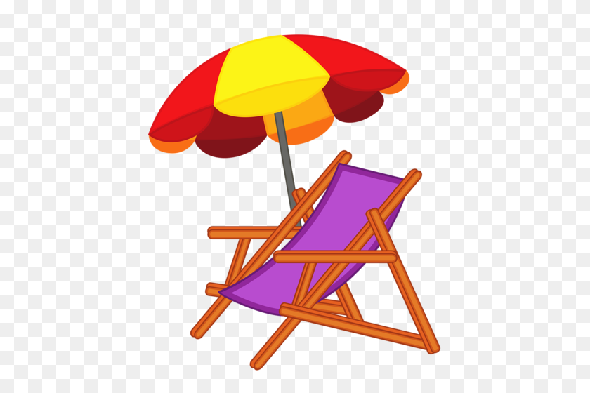 418x500 Cheryl's Clipart Beach - Lounge Chair Clipart