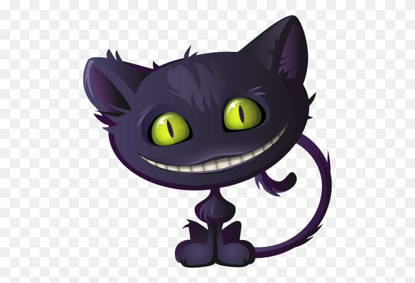 512x512 El Gato De Cheshire Icono De Halloween Iconset Yootheme - El Gato De Cheshire Png