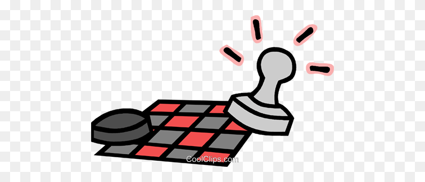 480x300 Chess And Checkers Royalty Free Vector Clip Art Illustration - Checkers PNG