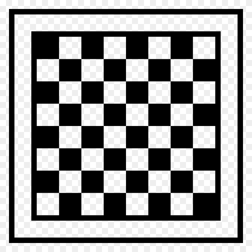 980x980 Chess Board Checkered Checkers Strategy Game Png Icon Free - Chess Board PNG