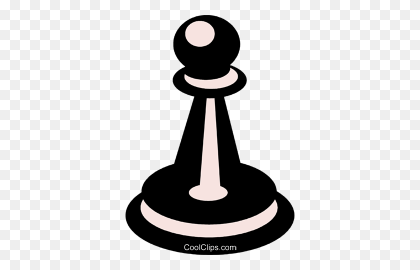 338x480 Chess Pawn Royalty Free Vector Clip Art Illustration - Pawn Clipart