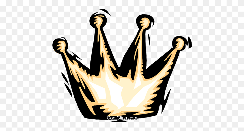 480x392 Chess Piece King Royalty Free Vector Clip Art Illustration - Chess King Clipart