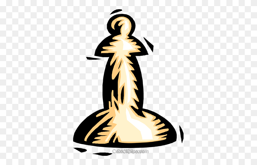 361x480 Chess Piece Pawn Royalty Free Vector Clip Art Illustration - Pawn Clipart
