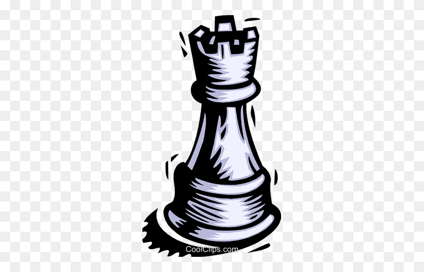 275x480 Chess Piece Royalty Free Vector Clip Art Illustration - Chess Board Clipart