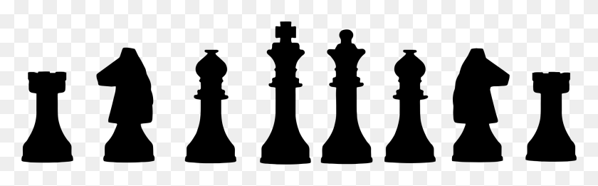 2260x585 Chess Pieces Lineup Icons Png - Chess Pieces PNG