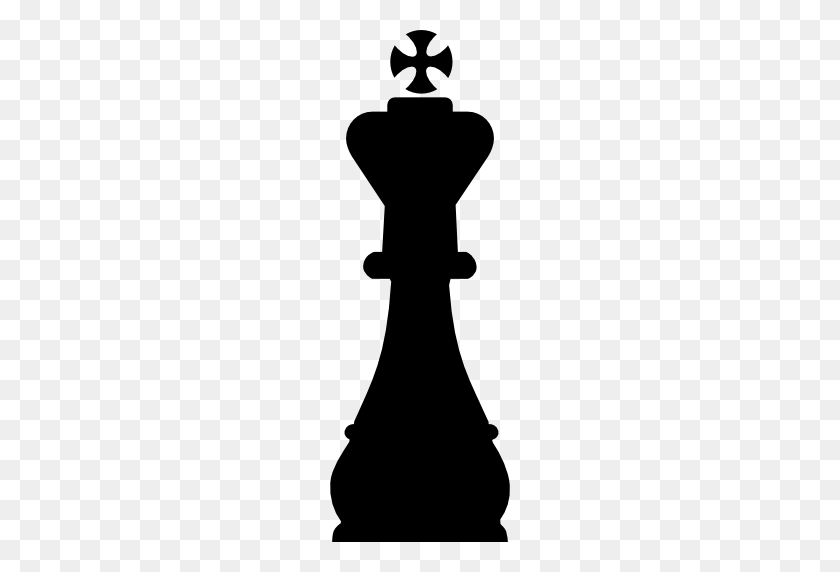 512x512 Шахматные Фигуры, Фигуры, Шахматы, Король, Фигура, Игра, Силуэт, Черный - Шахматный Клипарт Черный И Белый