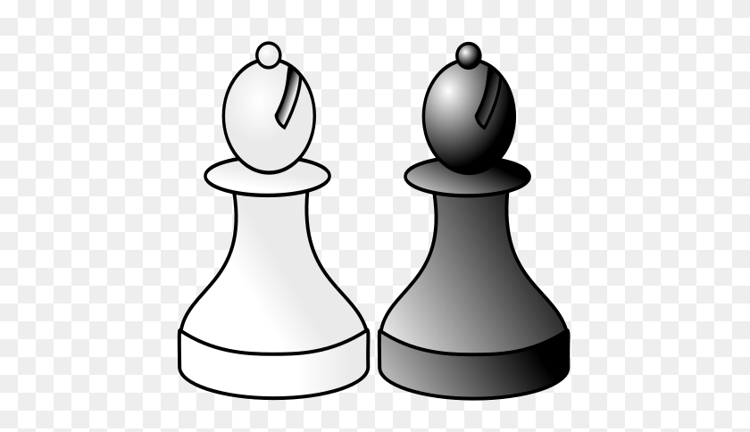 600x424 Шахматный Набор - Шахматный Клипарт Черно-Белый