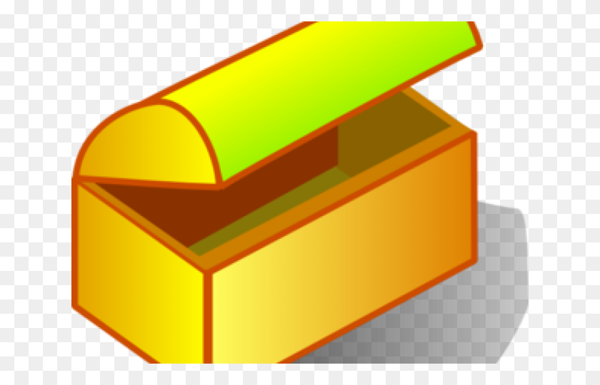640x480 Chest Clipart Yellow - Open Treasure Chest Clipart
