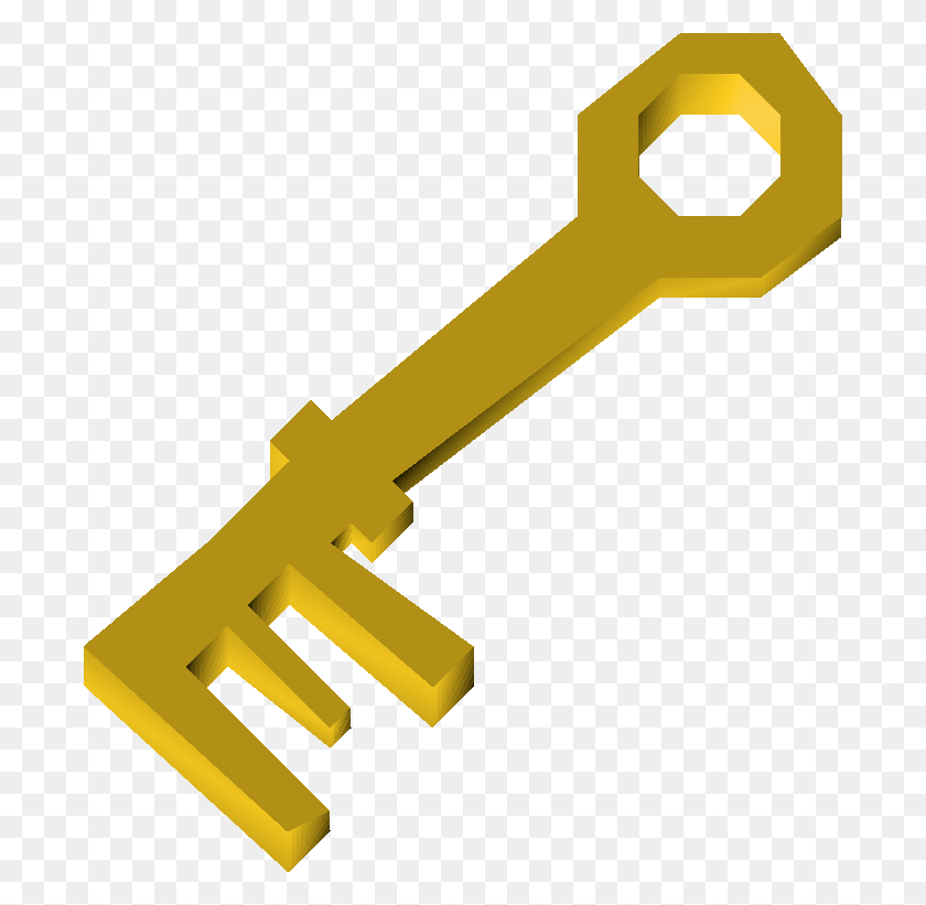 688x761 Chest Key - Treasure PNG