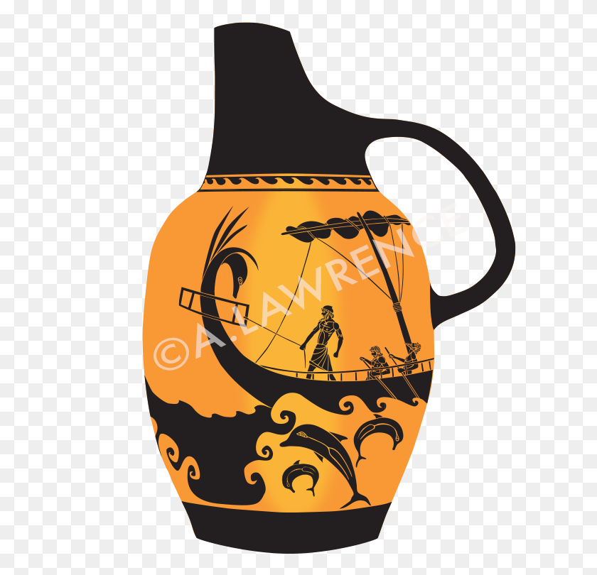750x750 Chester River Press Greek Vase Drawings From Iliad And Odyssey - Odysseus Clipart