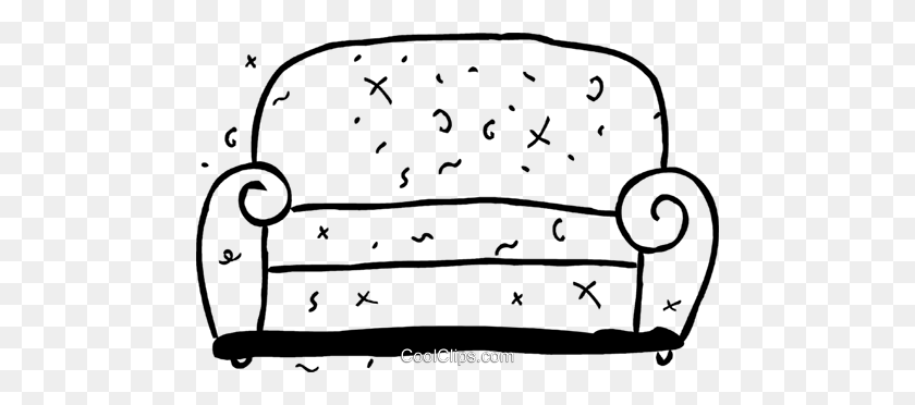 480x312 Chesterfields Couches Sofas Royalty Free Vector Clip Art - Sofa Clipart Black And White