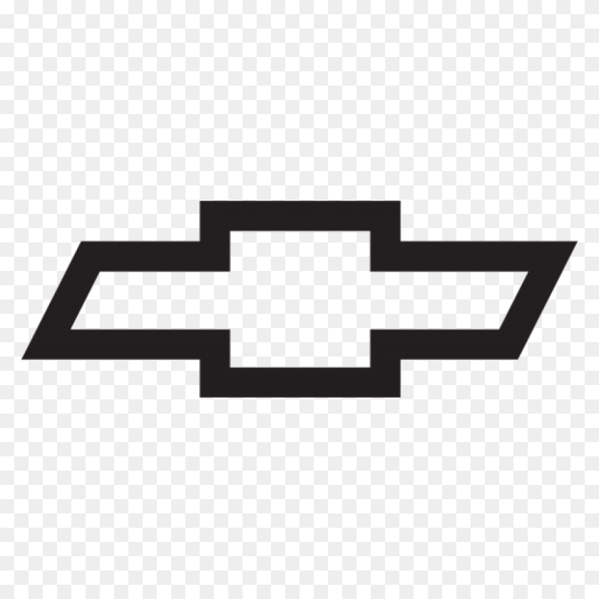 800x800 Логотип Chevy Chevy Bowtie Скачать Бесплатно Картинки На Клипарт - Галстук-Бабочка, Черно-Белый Клипарт