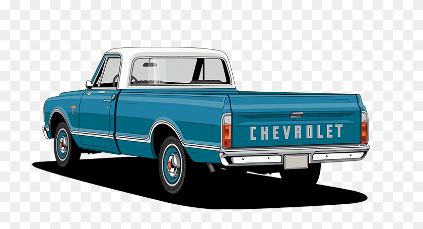 729x394 Chevy Truck Legends Year History Chevrolet - Pickup Truck PNG