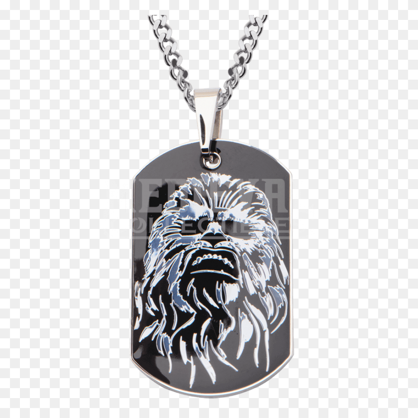 850x850 Chewbacca Dog Tag Necklace - Dog Tag PNG