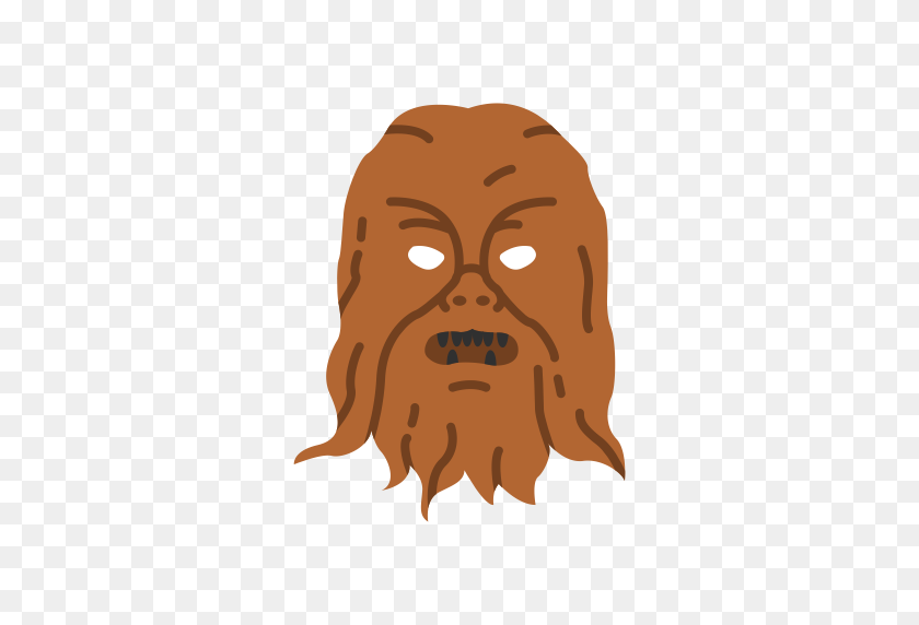 512x512 Chewbacca, Han Solo, Star Wars, Wookie Icon - Chewbacca PNG
