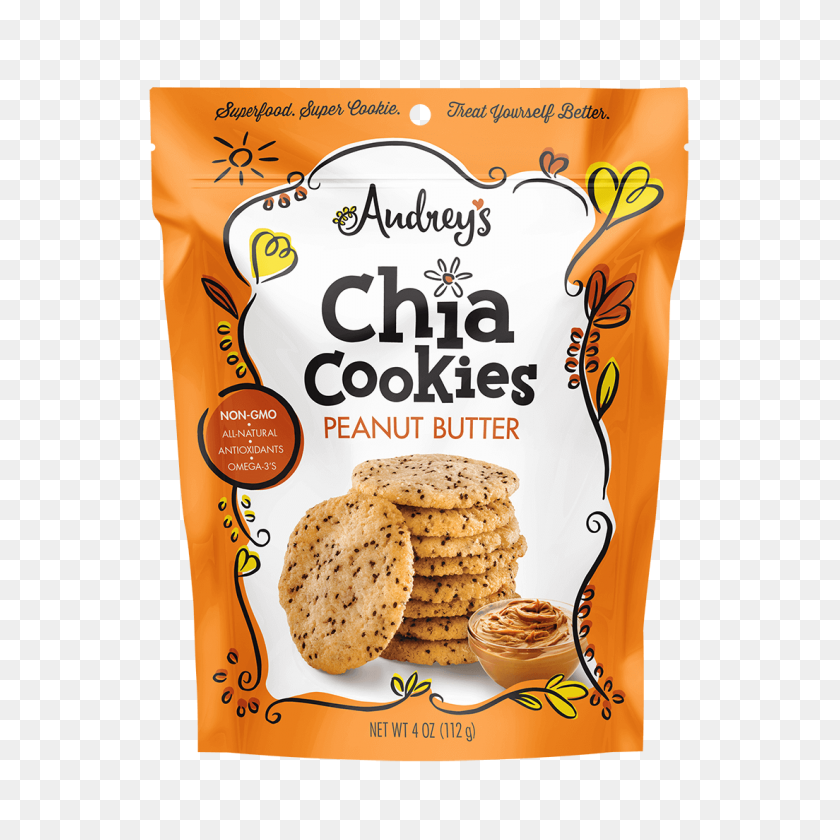 1104x1104 Chia Cookies Audrey's Chia - Chocolate Chip Cookies PNG